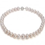 Large bouton pearl necklace
